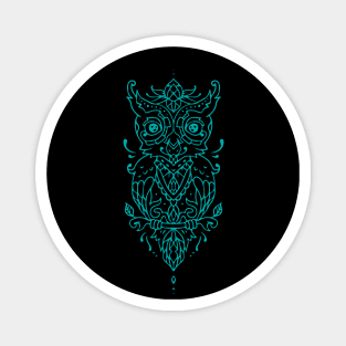 Owl Tattoo Design Magnet